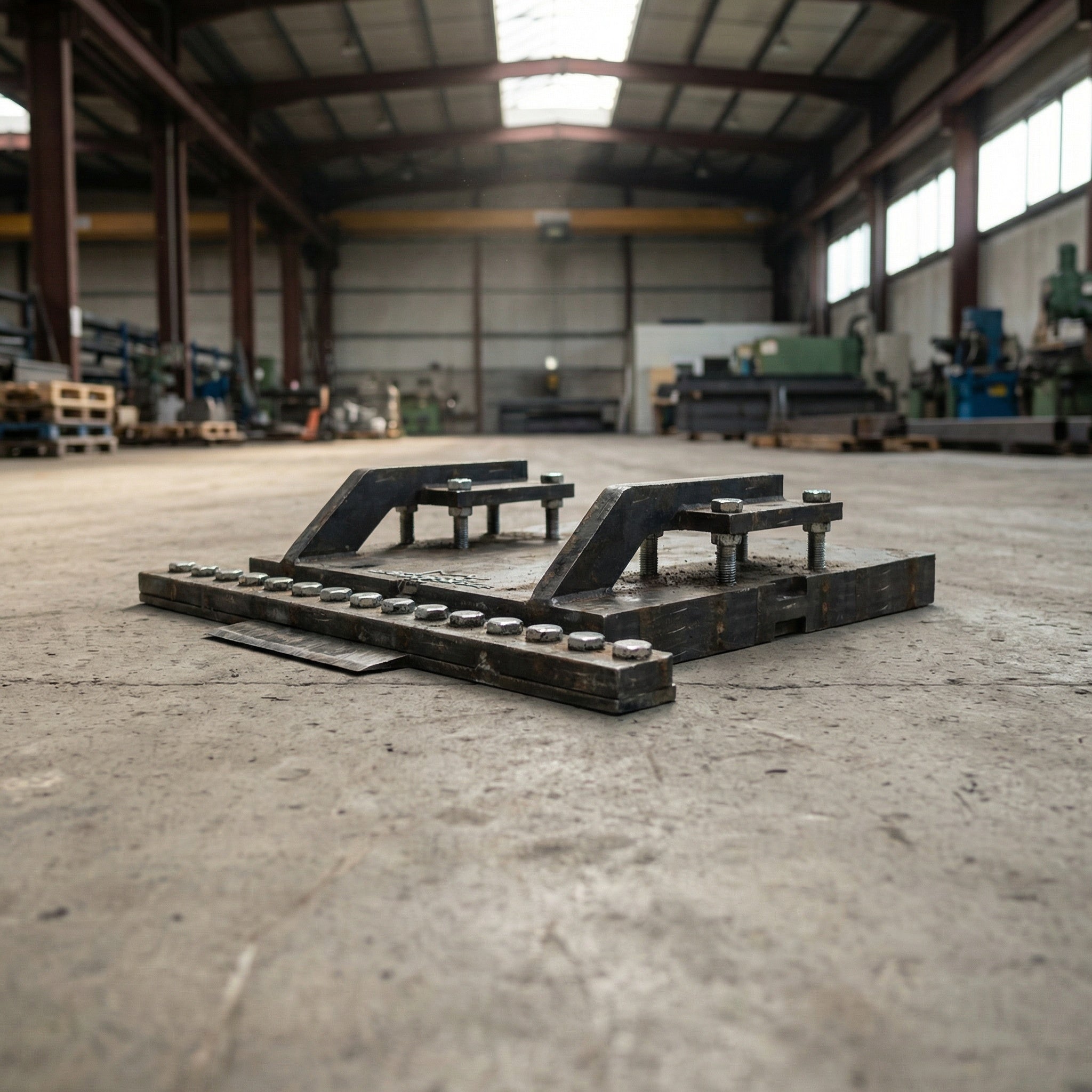 BucketEdge mini floor scraper sitting on the floor